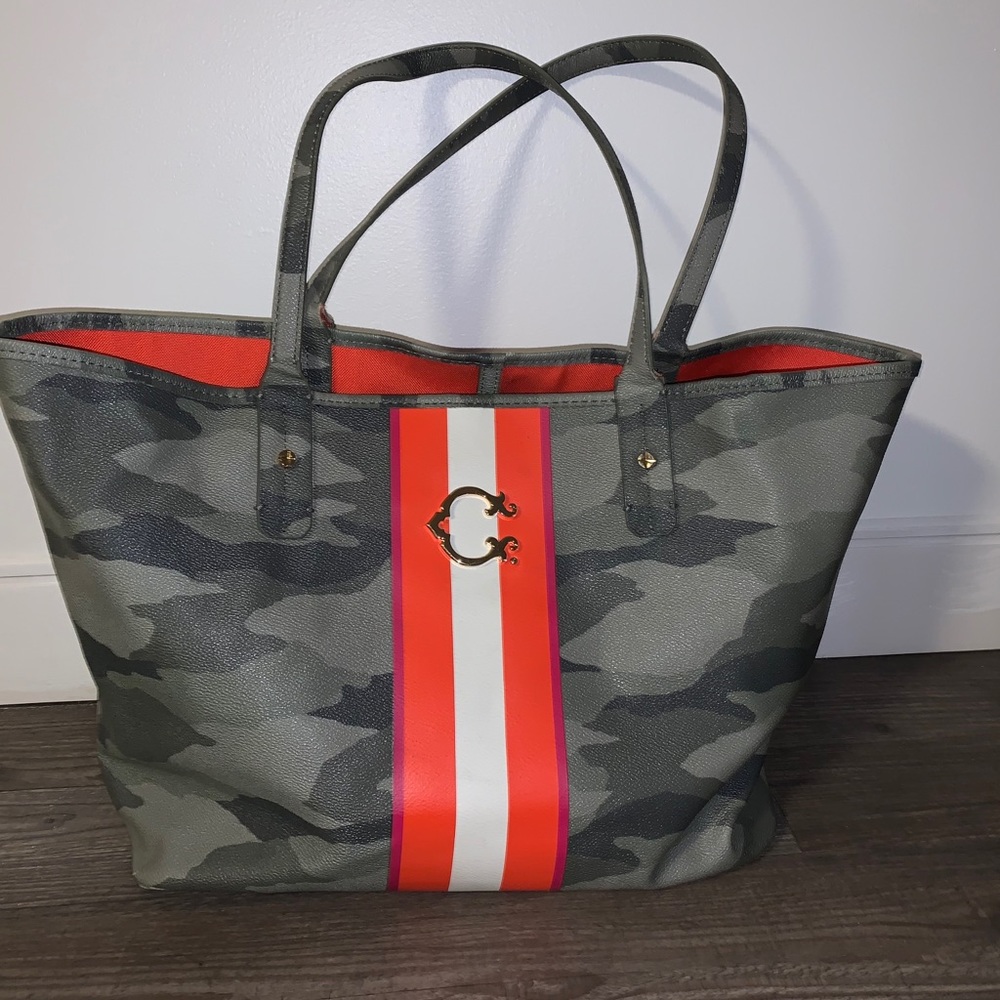 C.Wonder Camo Leather Tote